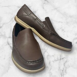 St.‎ John’s Bay Men’s Boat Shoe Oakdale Brown Slide On size 12